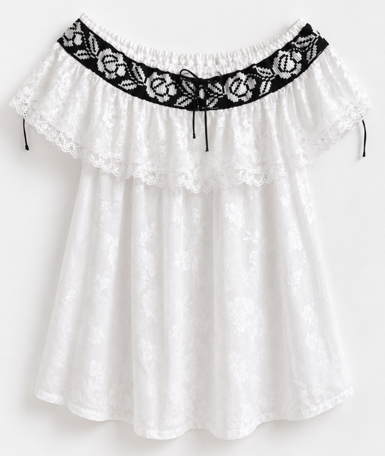 Blusa artesanal.
